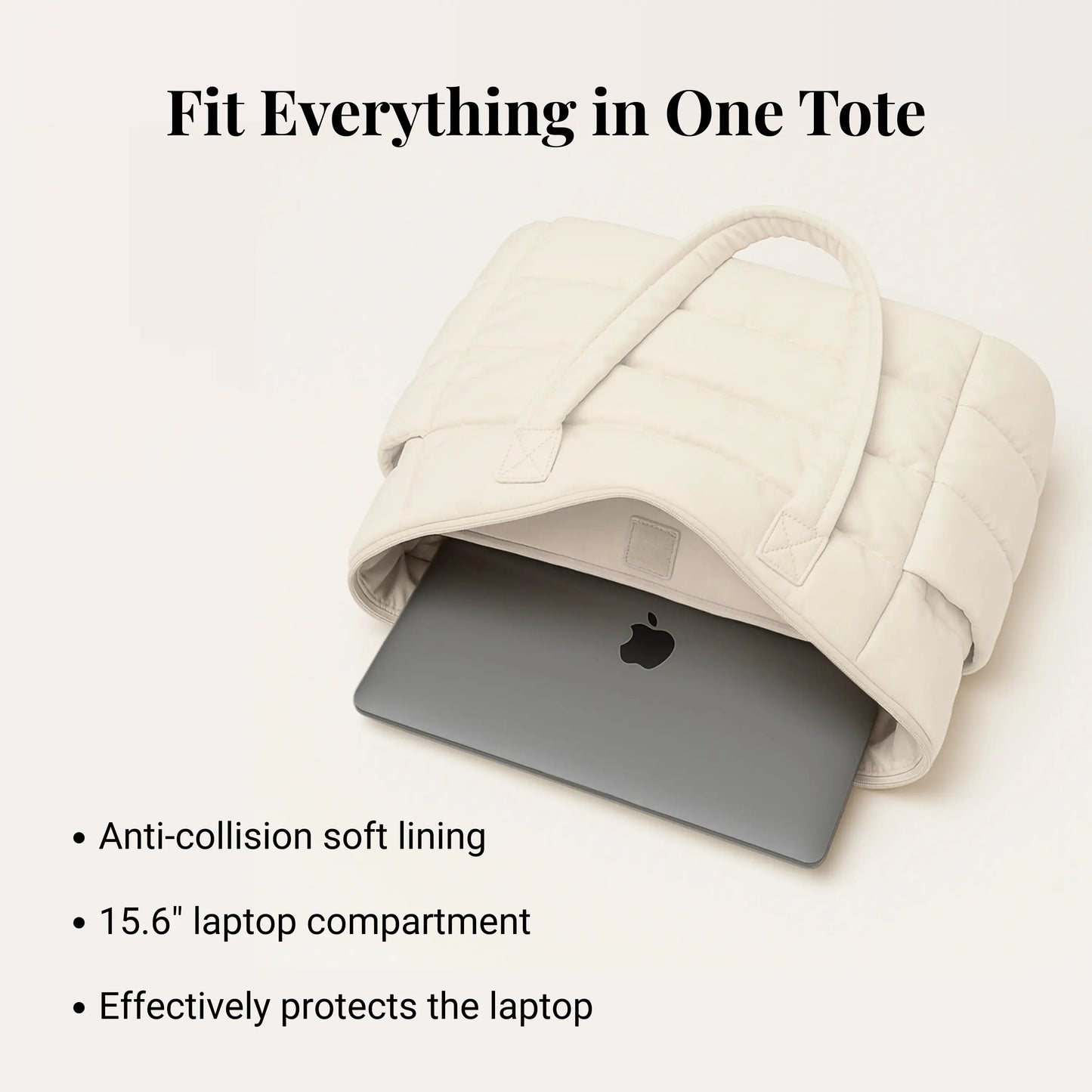 Cloudy - The Roomy Puffy Tote Bag