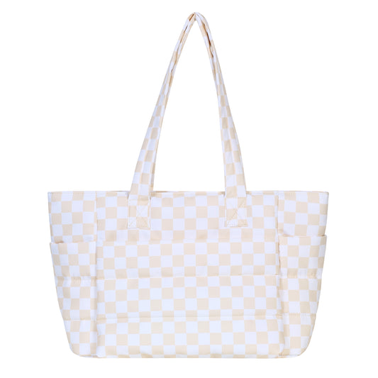 Cloudy - Puffer Tote Bag