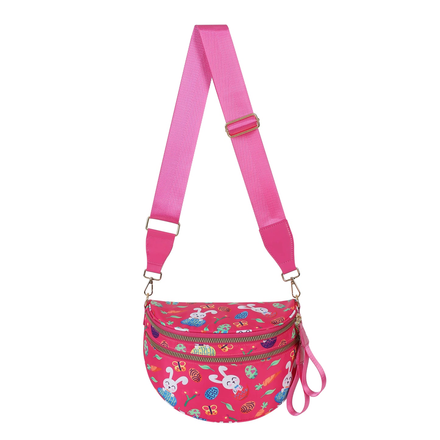 linear-gradient(135deg, #ff3380 0 33%, #5dd3f0 33% 66%, #ffa742 66% 100%)