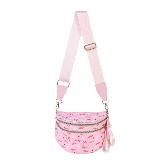 conic-gradient(
  from 90deg,
  #f6c1d4 0 30%,     /* rose clair dominant */
  #f9dbe6 30% 55%,  /* rose très pâle */
  #ffffff 55% 68%,  /* blanc (cœurs / texte) */
  #ff5a6c 68% 78%,  /* rouge léger xoxo */
  #f9dbe6 78% 90%,  /* retour rose pâle */
  #f6c1d4 90% 100%  /* rose clair */
)
