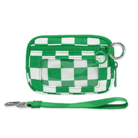 Checkered Kelly Green