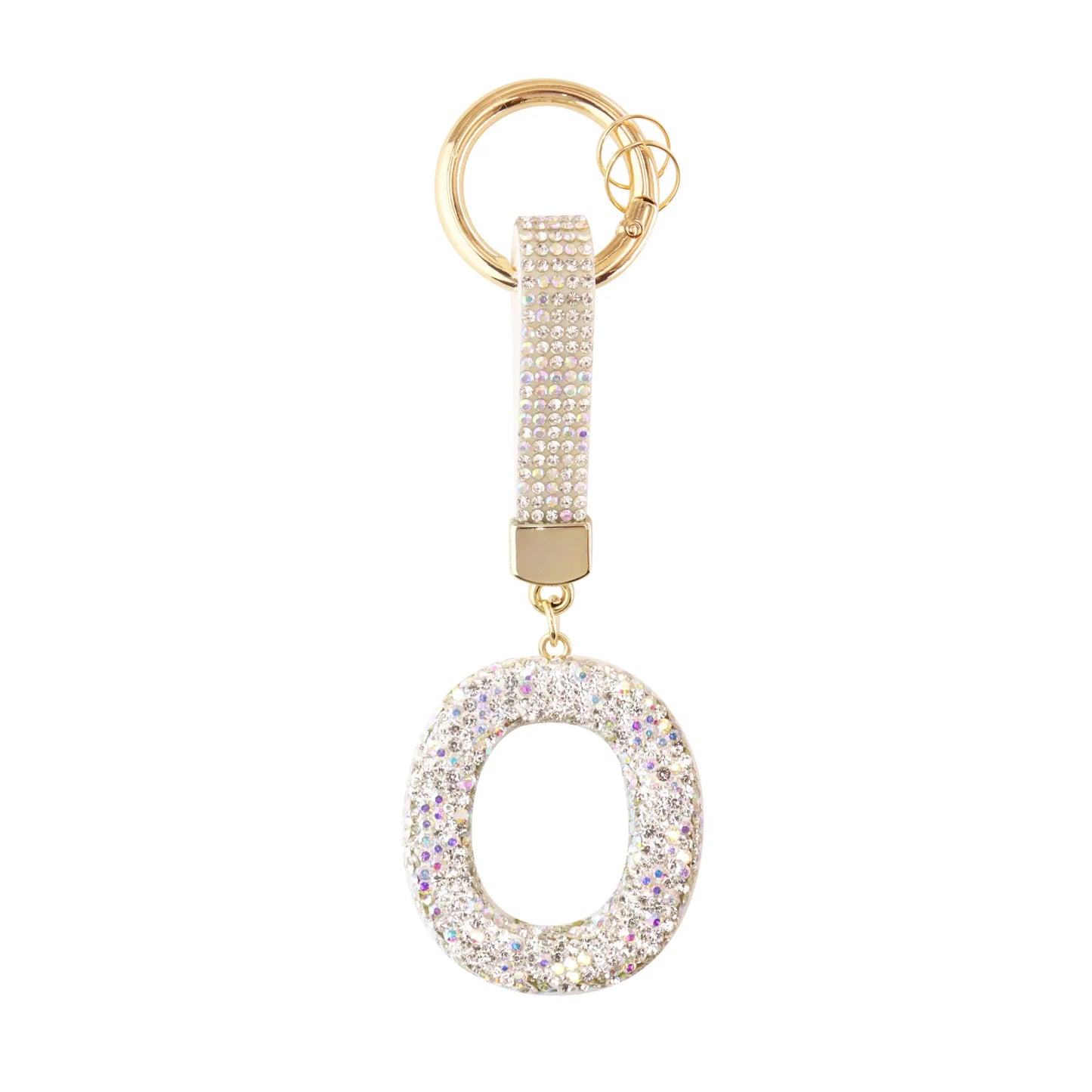 Sparkle Initial – Bag Charm (Silver)